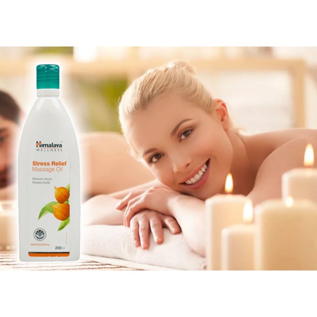 ヒマラヤ ハーバルズ ストレス リリーフ マッサージ オイル 0ml Himalaya Herbals Stress Relief Massage Oil